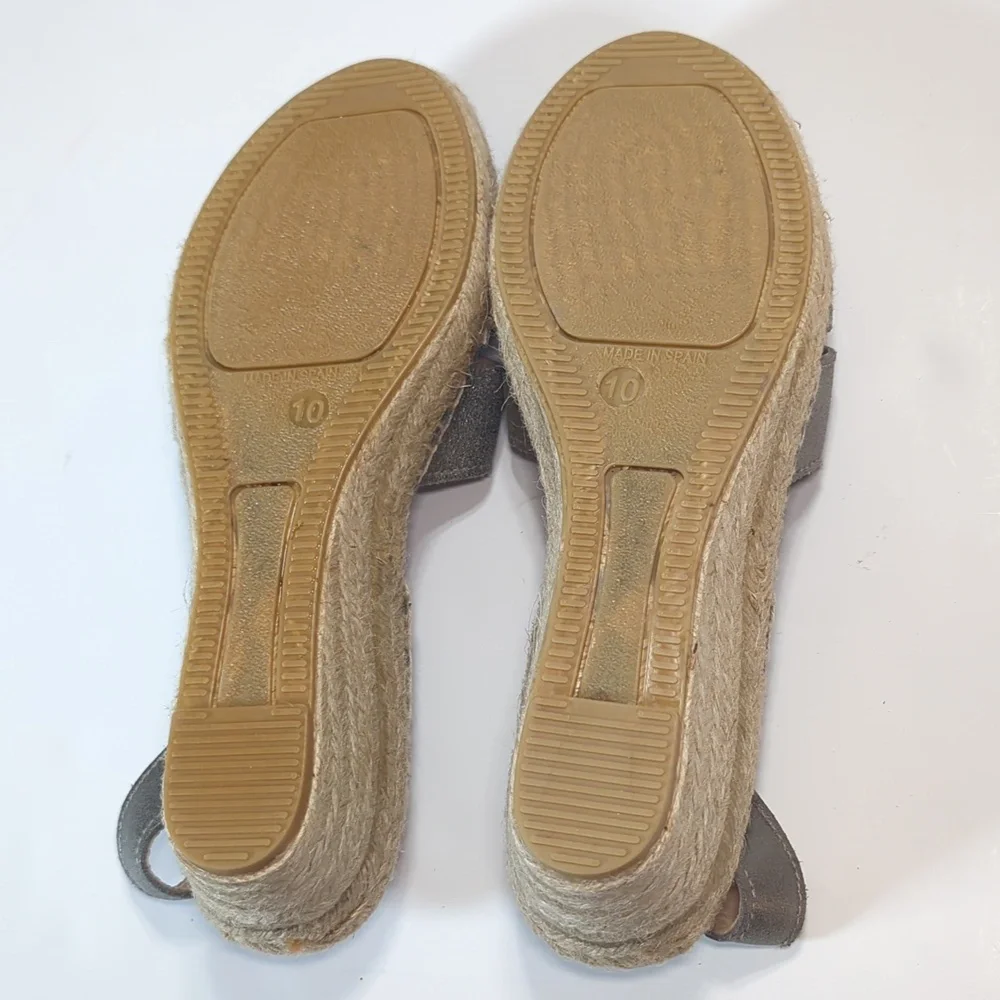 Andre Assous Dorit Women's Wedge Espadrille Sandals Size 10